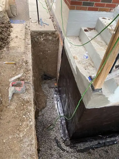 Basement driveway paving installation 4